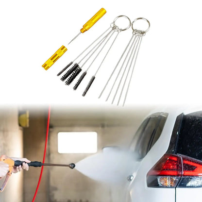 Airbrush Cleaning Kit with Cleaner Brush – For Equipment, Auto Parts & Thin Tube Cleaning