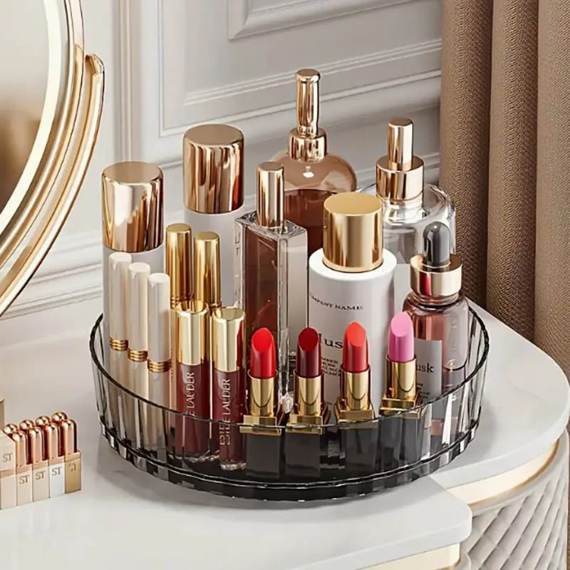 360° Rotating Spice Rack Organizer – Desktop Storage Box for Kitchen & Bathroom, Easy Access Countertop Storage