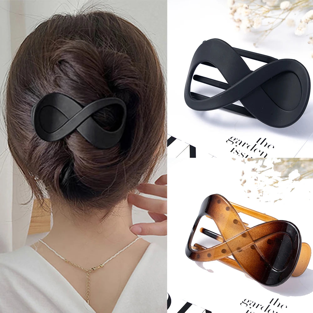 Large Seamless Hair Clamp: Women's Plastic Duckbill Claw Clip for Stylish Hairpin Styling - Essential Hair Accessories for Girls and Women