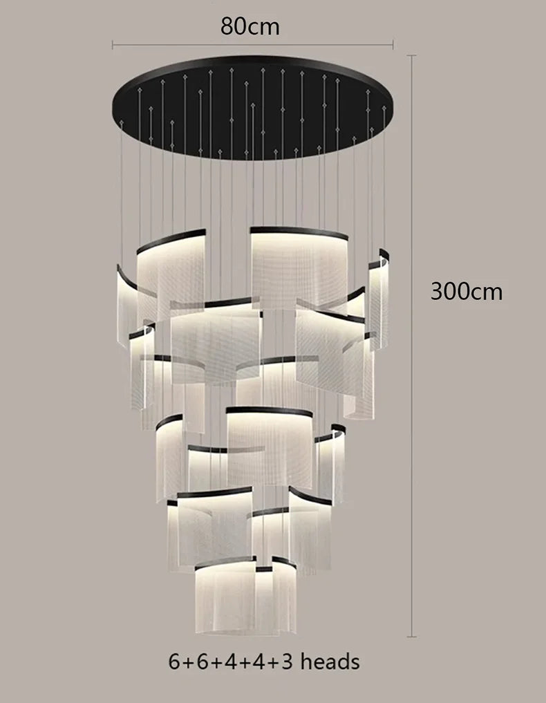 Modern LED Ceiling Pendant Lamp – Decorative Indoor Lighting Chandelier for Bedroom & Dining Room