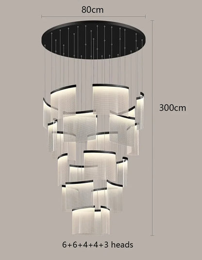 Modern LED Ceiling Pendant Lamp – Decorative Indoor Lighting Chandelier for Bedroom & Dining Room