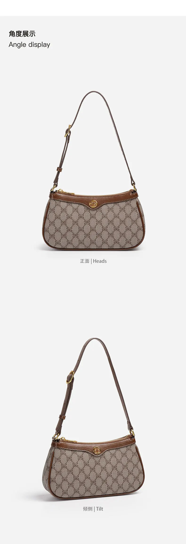 Designer Luxury Women’s Underarm Tote Bag – Fashionable Single-Shoulder Crossbody Bag for Commuting