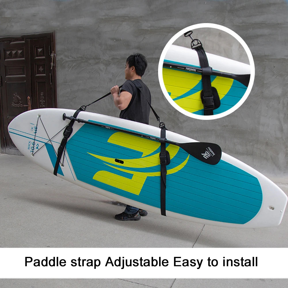 Adjustable Surfboard Shoulder Belt – Carry Sling for Stand Up Paddle Board, Surfboard Carrier Accessory