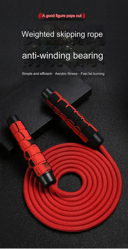 Speed Jump Rope – Portable Fitness Skipping Rope for Home, Gym & Crossfit Workouts