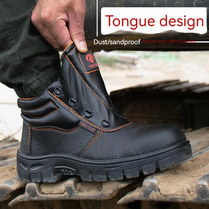 Men’s Work Safety Boots – Wear-Resistant, Anti-Smash, Anti-Puncture, Waterproof Protective Sneakers