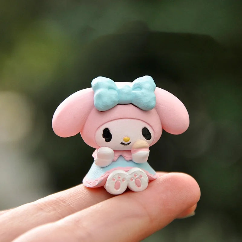 New 5pcs Sanrio Cinnamoroll Action Figures – Kawaii Anime Toy Set for Tabletop Decoration & Kids Gifts