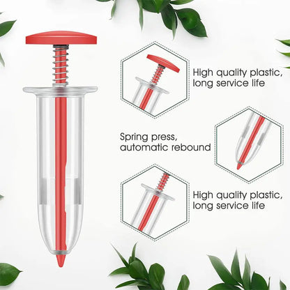 Manual Seed Dispenser – Precision Hand Seeder Sower Tool for Small Seeds, Mini Indoor Gardening Planter