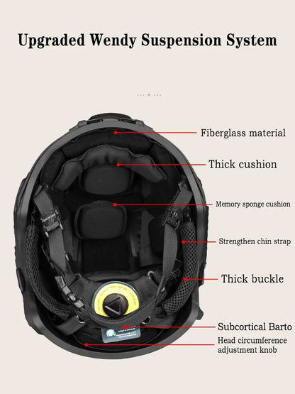 FAST Tactical Kevlar Helmet – High-Quality Suspended Pad Helmet for Outdoor, Hunting & Military Use