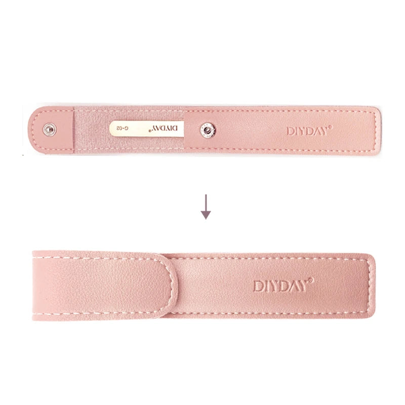 DIYDAY Anti-Slip Eyelash Tweezers — Stainless Steel Precision Fiber Tip for Eyelash Extensions & Makeup Tools