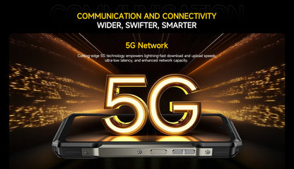 Ulefone Armor 27T Pro 5G Rugged Smartphone – 10600mAh, Android 14, 50MP+64MP Night Camera, 6.78" 120Hz, 24GB+256GB, NFC