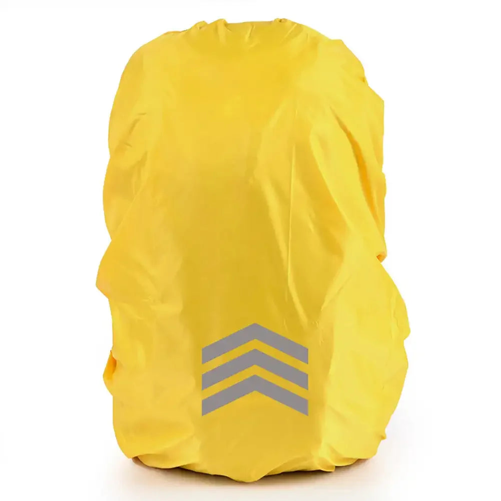 Outdoor Reflective Backpack Rain Cover – Waterproof Safety Cover for Cycling, Hiking & Climbing, Fits 18-45L Bags