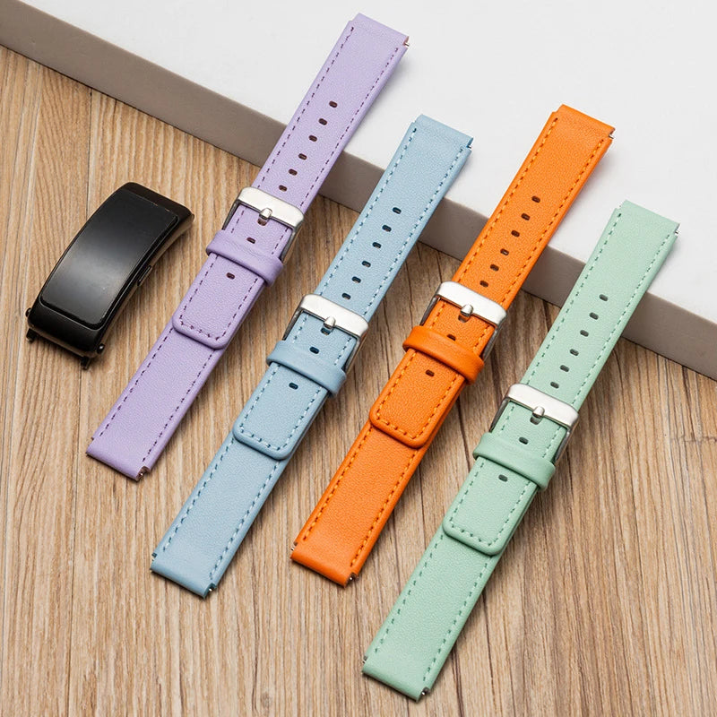Genuine Leather Strap for Huawei Band 8/9 – Fashionable Watch Band Loop with Clasp for Men & Women