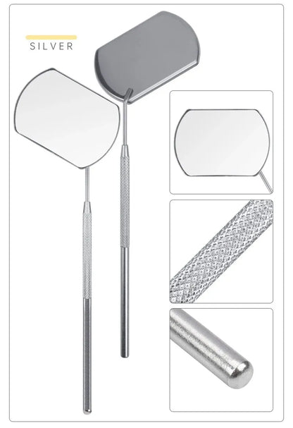 Lash Extension Mirror – Stainless Steel Multifunctional Tool for Eyelash Grafting & Makeup