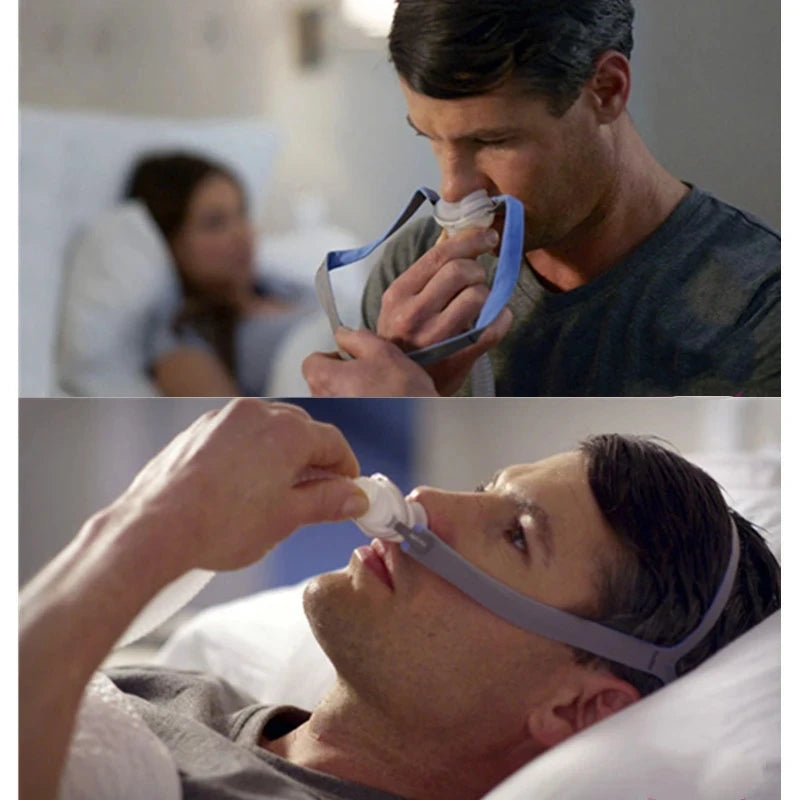 Silica Cushion for ResMed AirFit P10 Nasal Pillows Mask – S/M/L Anti-Snore Sleep Apnea Accessory