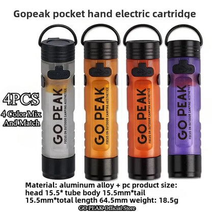 GOPEAK Pocket Mini LED Flashlight – Outdoor Key Clip Cap Light, Long-Lasting Emergency and Disaster Relief 5050 Small Torch