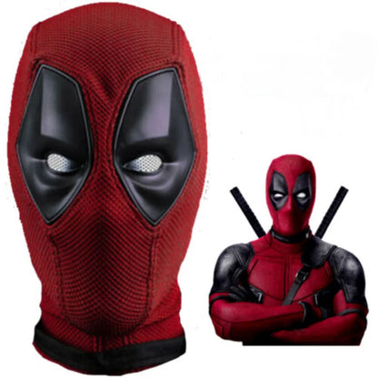 Deadpool Cosplay Mask - Wade Winston Wilson Latex Soft Adult Party Mask, Halloween Costume Props, One Size