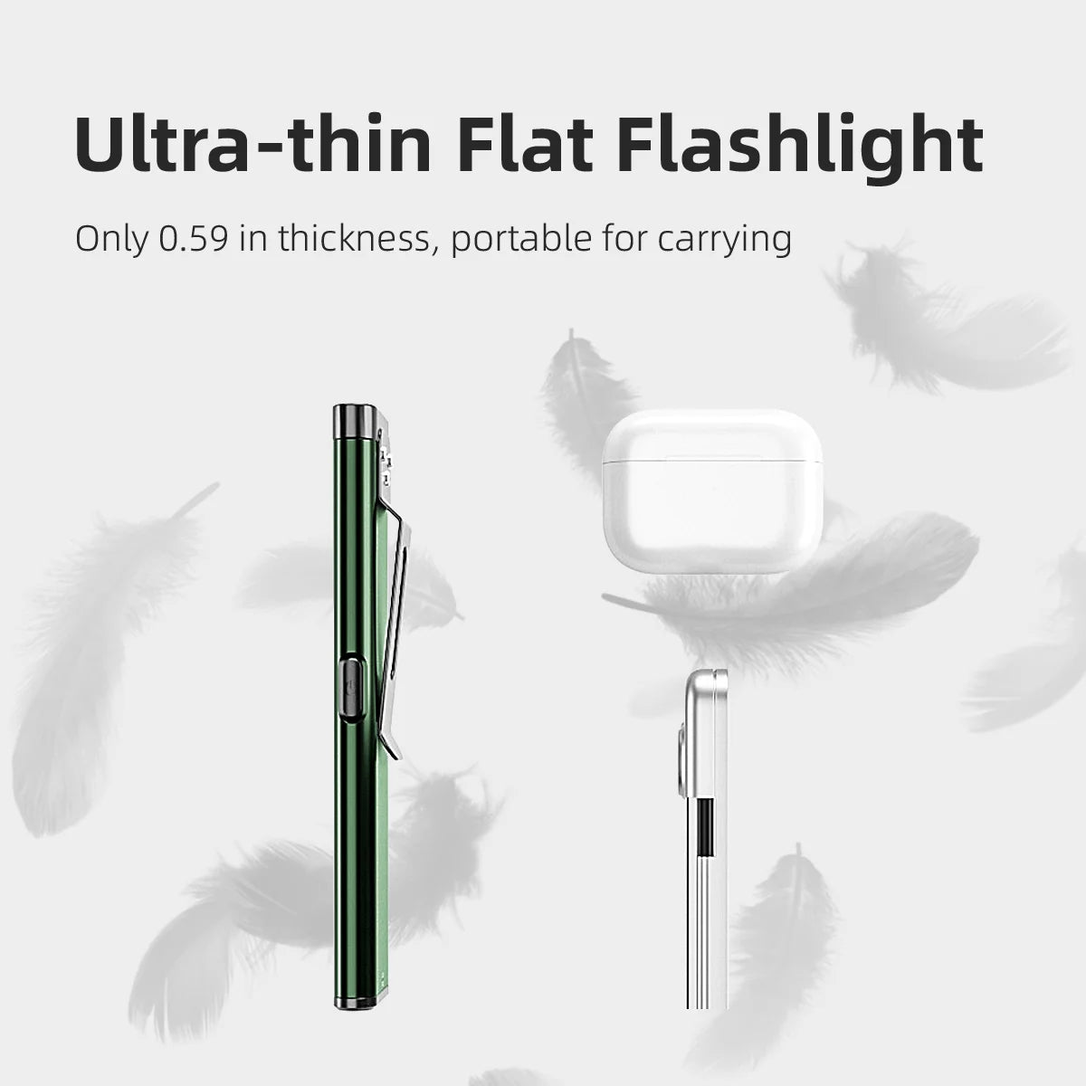 Warsun T7 LED Keychain Flashlight – 650Lm Mini Portable Torch with Magnet