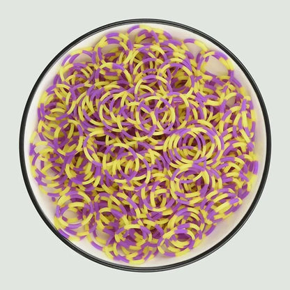 Loom Rubber Bands Refill Kit – DIY Bracelet Making Craft Set for Kids, Creative Weaving Toy Gift