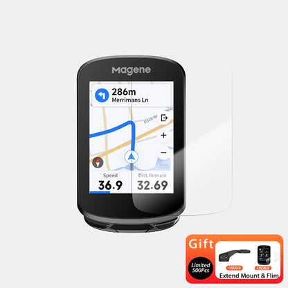 Magene C506 SE GPS Bike Computer - Navigation, WiFi, Bluetooth, Cycle Speedometer, Digital Stopwatch, 2.4 Odometer, Indoor Cycling