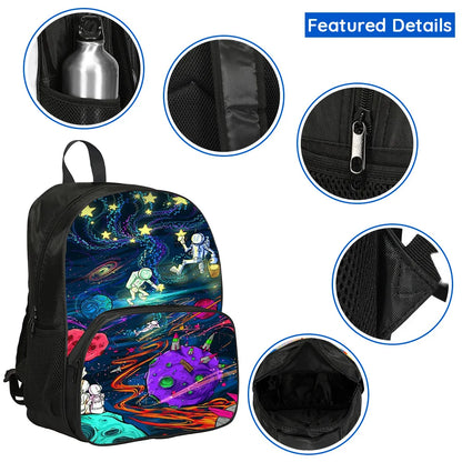 Wobbly Life Gaming Backpack – Funny School & College Bookbag for Students, Men & Women Daypack