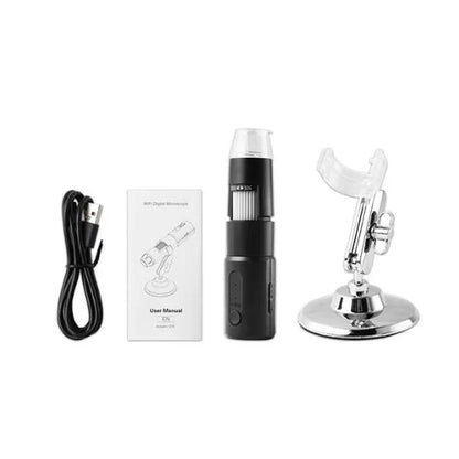 Portable 1000x Digital WiFi Wireless Microscope & Skin Scalp Analyzer for Mobile Phone Connection