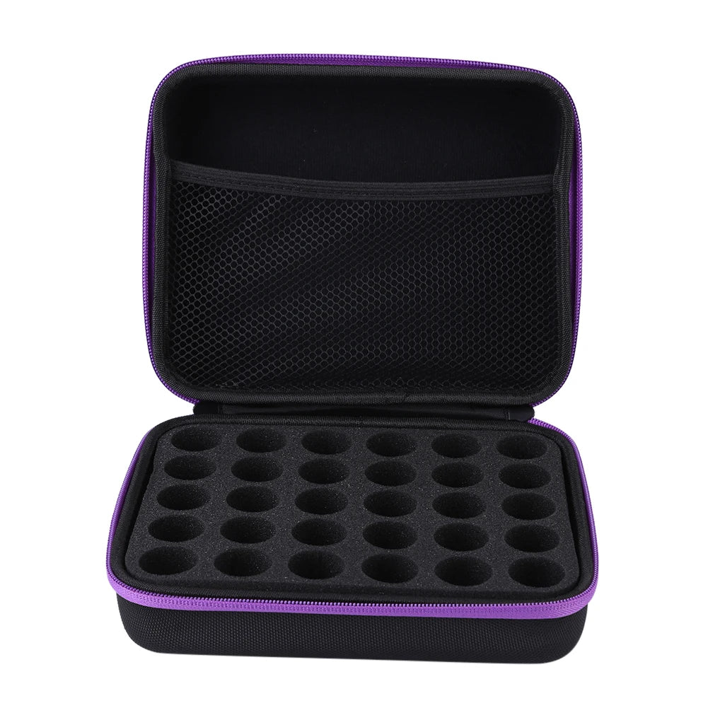 Portable Essential Oil Storage Case – 60/30 Bottles, 15/10ml Perfume Carrying Bag for Travel