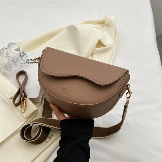 Chic Small Leather Armpit Bag for Women: 2024 Summer Shoulder Crossbody with Chain - Vintage Underarm Handbag