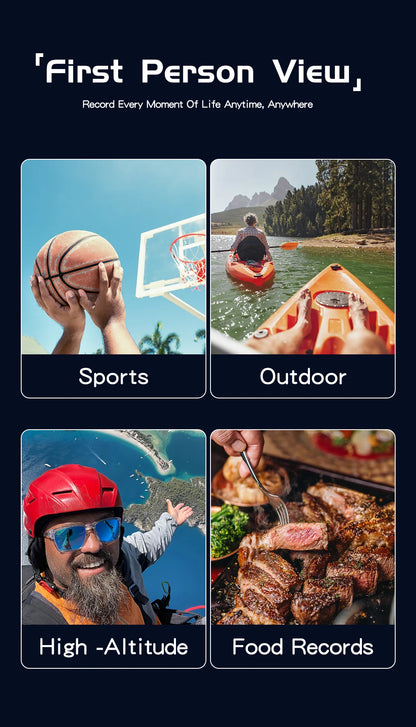 SJCAM C300 4K Action Camera – 30FPS Pocket Sports Cam with 6-Axis GYRO Stabilization, Long Battery, 5G WiFi, and Remote Control