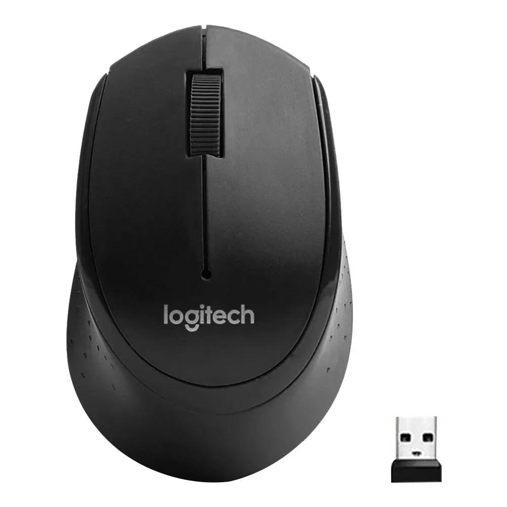 Logitech M330 Silent Wireless Mouse - 1000DPI Optical Mouse with 2.4GHz USB Receiver for Office and Home PC Use