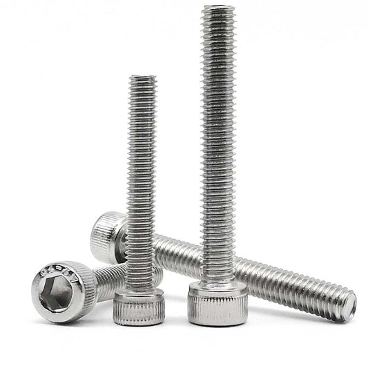 5/10pcs M3–M8 DIN912 Allen Head Bolts – 304 A2 Stainless Steel Hex Socket Cap Screws, Ultra Long 100mm