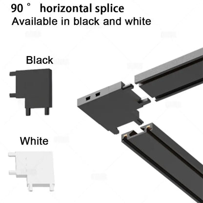 Smart Home Tuya Dimming 6mm Ultra-Thin Ceiling Mount Magnetic Track Light, 48V Slim Surface Mounted Linear Light