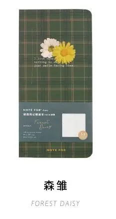 Retro Weekly Planner Notebook – Slim Notepad for Office & School, Cute Weekly Record Book