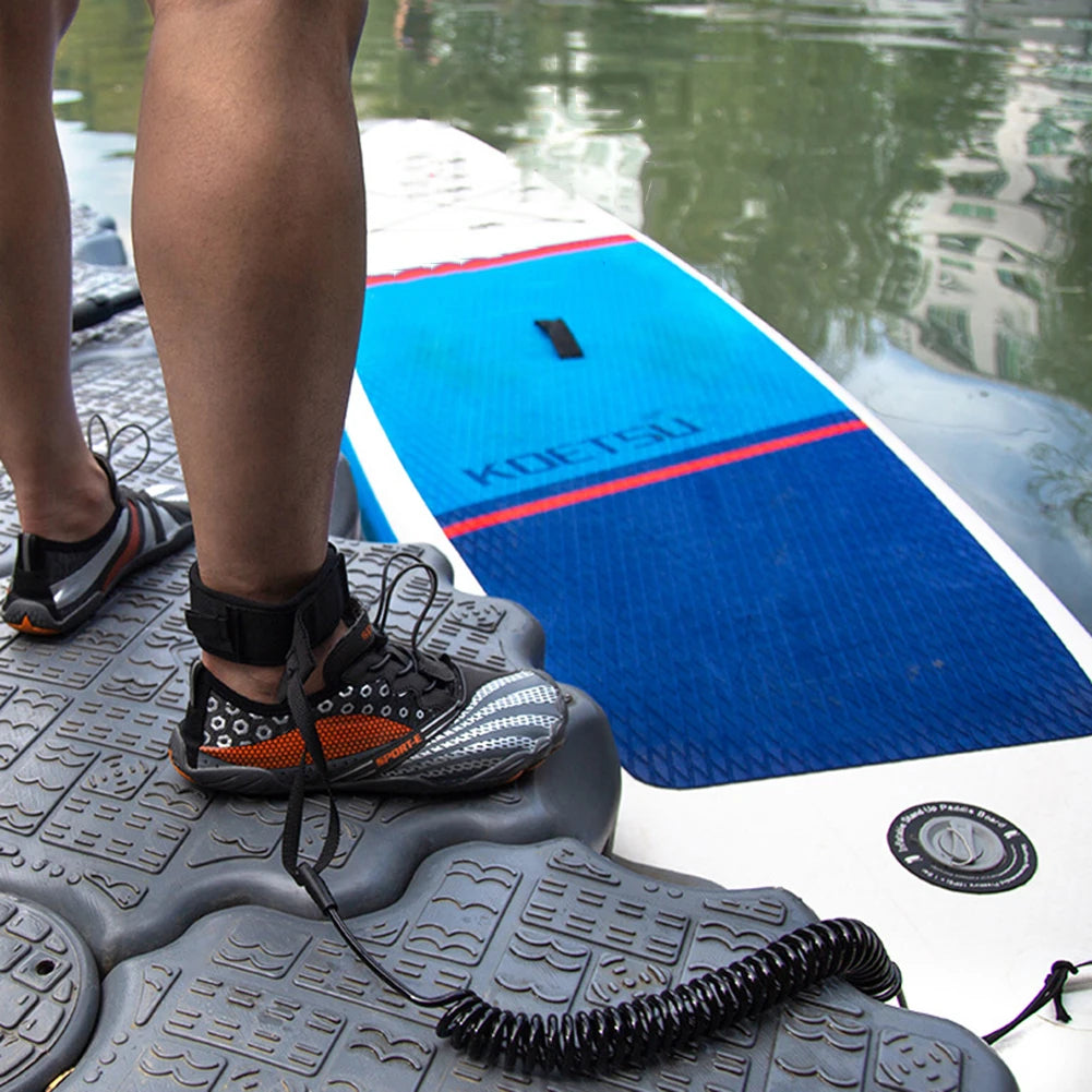 SUP Board Ankle Leash — Elastic Foot Rope for Stand Up Paddle Board Surfing Safety