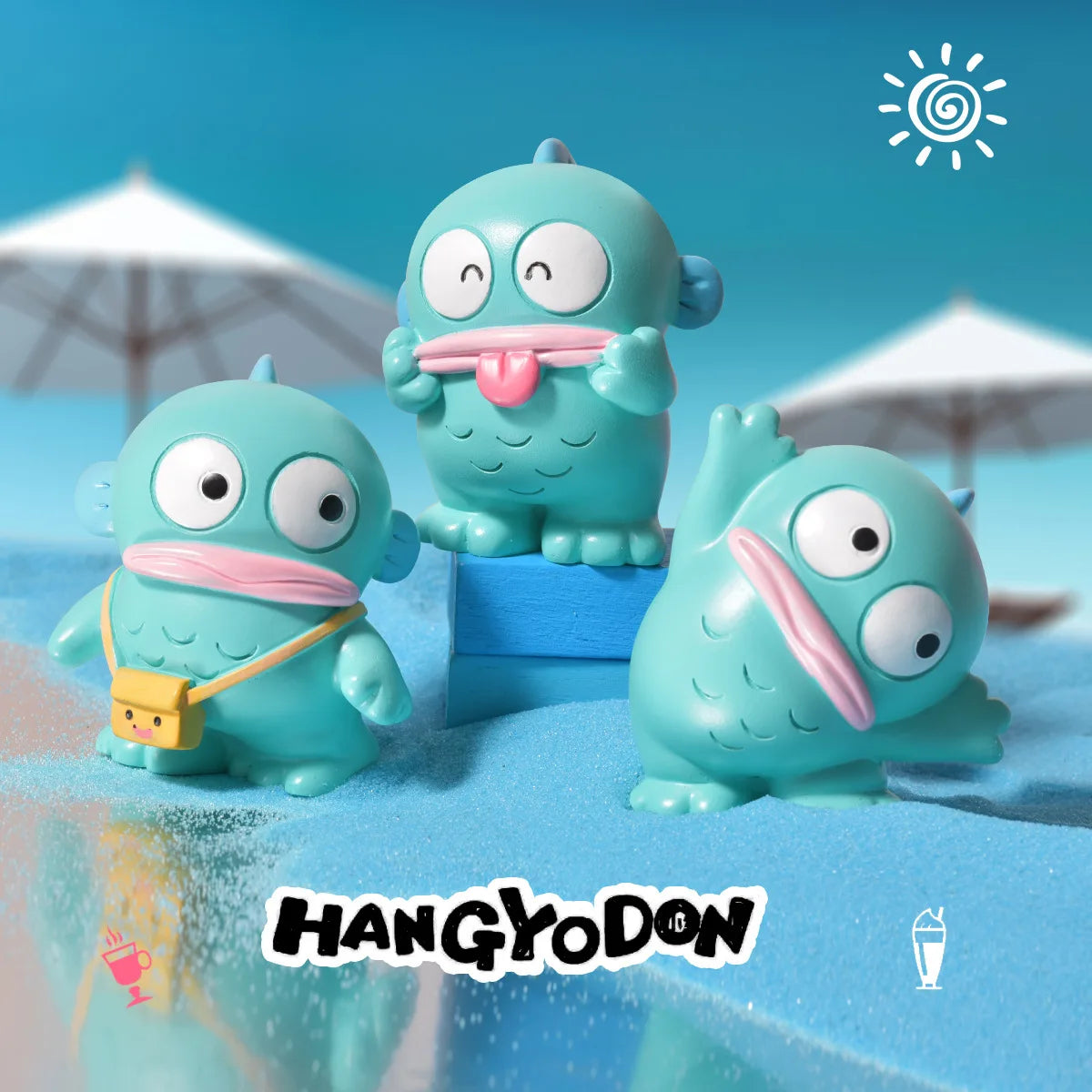 8PCS Mermaid Hangyodon Blind Box – Big Mouth Fish Anime Figures for Desktop Decoration & Student Surprise Gift