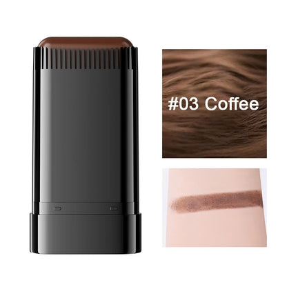 3-Color Hair Dye Stick – Disposable Gray Hair Covering for Roots, No Color Loss