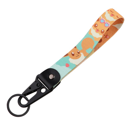 Anime Dinosaur Keychain Lanyard – Cute Car Keyring Toy Bag Pendant & Key Holder Gift