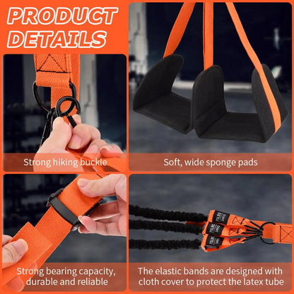 Pull-Up Assistance Bands Set – Resistance Straps for Men & Women, Hanging Training Chin-Up Workout and Body Stretching