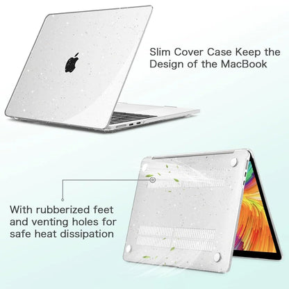 EGYAL Hard Shell Case for MacBook Air 15 M2 & 13.6" 2022, MacBook Pro 13 M1/Pro 14/16, M1 Air 13 A2337