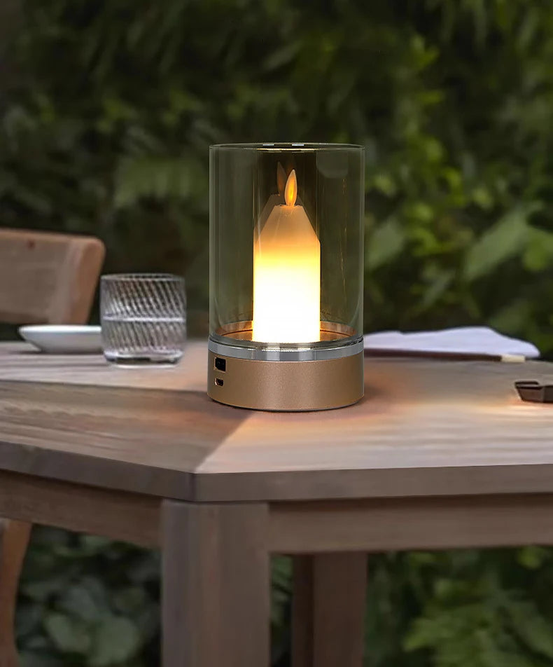 GGbingo LED Night Light – PIR Motion Sensor Candlelight with USB Charging & Auto Switch