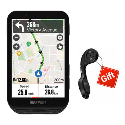 iGPSPORT iGS800 Touchscreen Bike Computer - Professional GPS, Map Navigation, WiFi, ANT+, 50H Battery Life