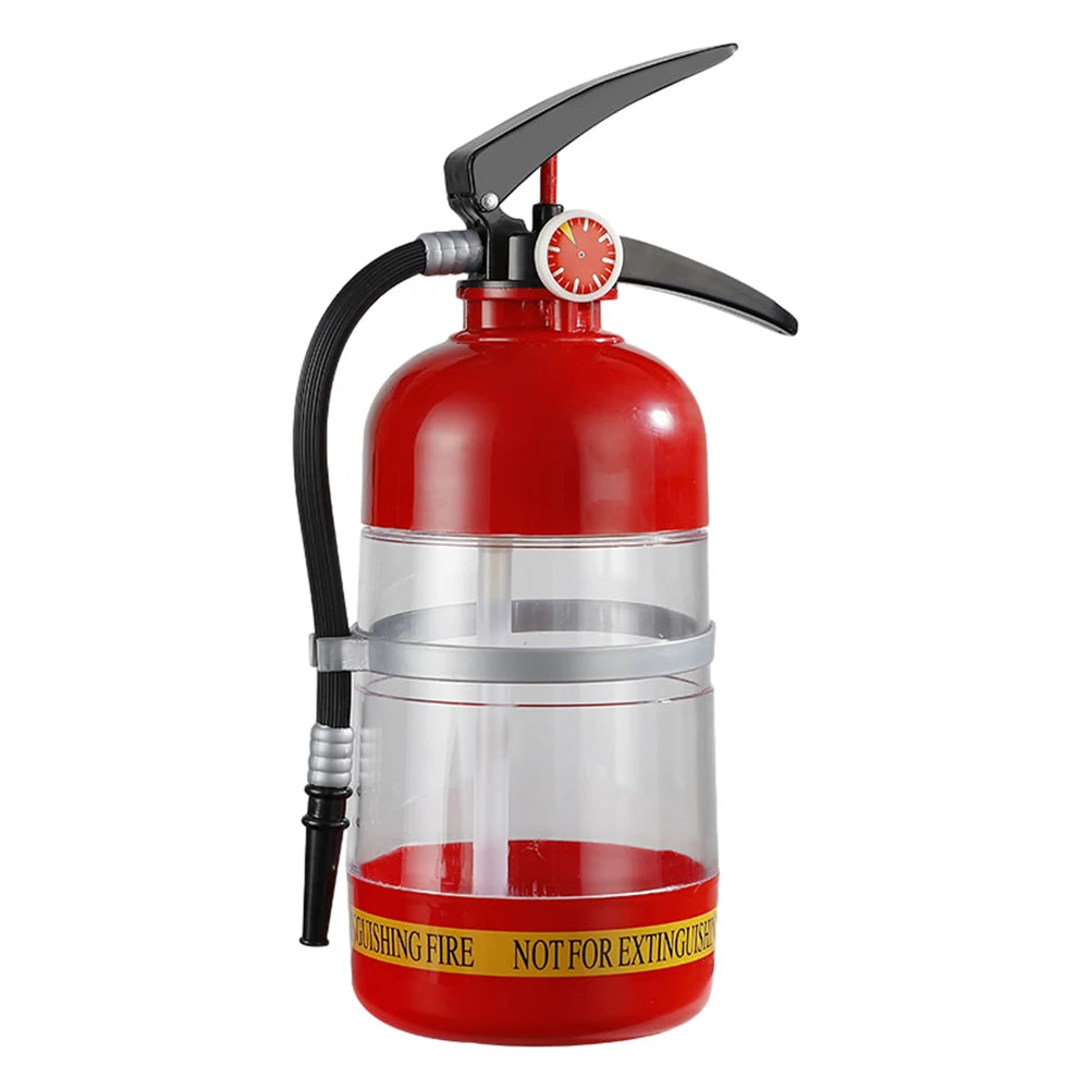1.5L Beer & Liquor Dispenser — Creative Fire Extinguisher Shape Acrylic Container, Large Capacity for Wine, Spirits & Beer