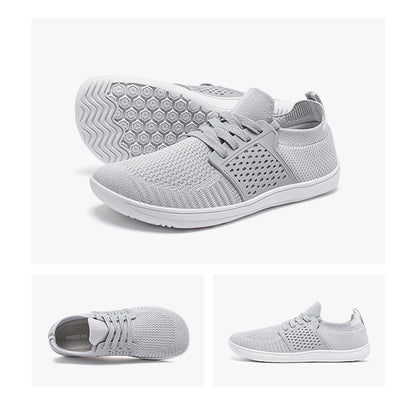 HOBIBEAR Wide Toe Barefoot Shoes – Minimalist Walking Sneakers for Men & Women, Zero Drop Sole, Breathable Mesh