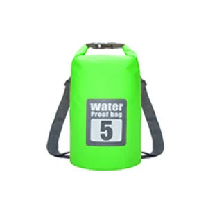 Outdoor PVC Waterproof Dry Bag – 5L/10L/15L/20L/30L Storage Sack for Canoe, Kayak, Rafting, Swimming & Travel