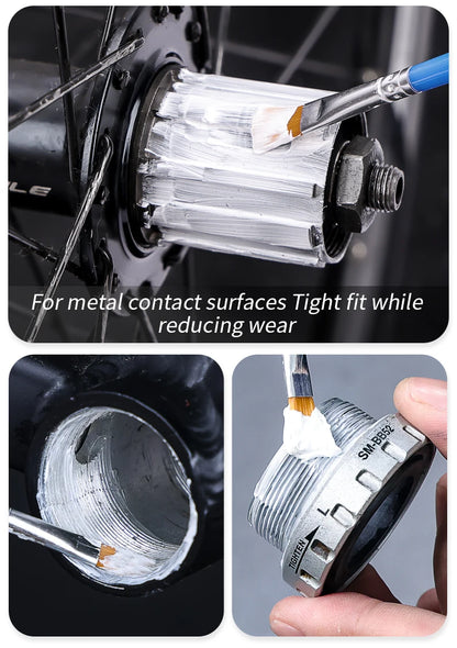 Lebycle Bicycle Interface Grease – Mountain & Road Bike Assembly Paste, Anti-Abnormal Noise Lubricant for Tower Base Hub Shaft