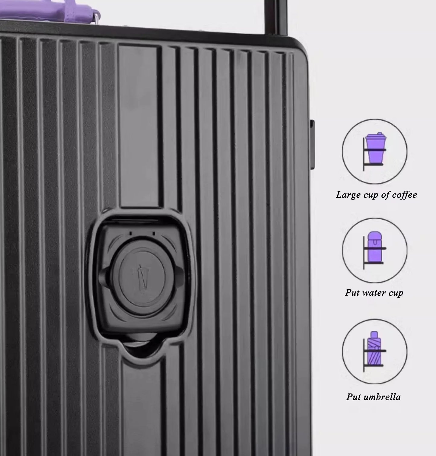 Aluminum Frame Rolling Luggage — Wide Handlebar Trolley Suitcase with Colorful Silent Spinner Wheels, TSA Lock & Large Capacity