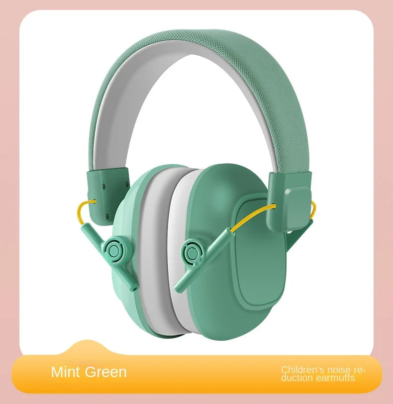 Kids Noise-Cancelling Earmuffs – Soundproof Headphones for Aircraft, Learning & Drums