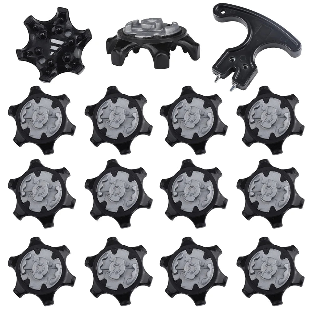 14pcs Golf Shoe Spikes Pins – Durable Ultra-Thin Cleats Replacement Set, Fits Ping System