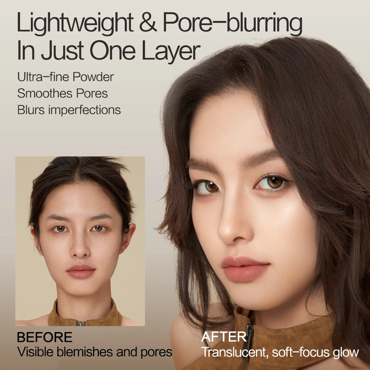 CARSLAN Long-Lasting Moisture Matte Liquid Foundation – Full Coverage Concealer, Whitening & Oil Control Face Base Makeup