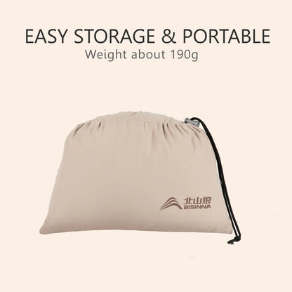 BISINNA Ultralight Outdoor Camping Pillow – Compressible Portable Hiking & Travel Pillow