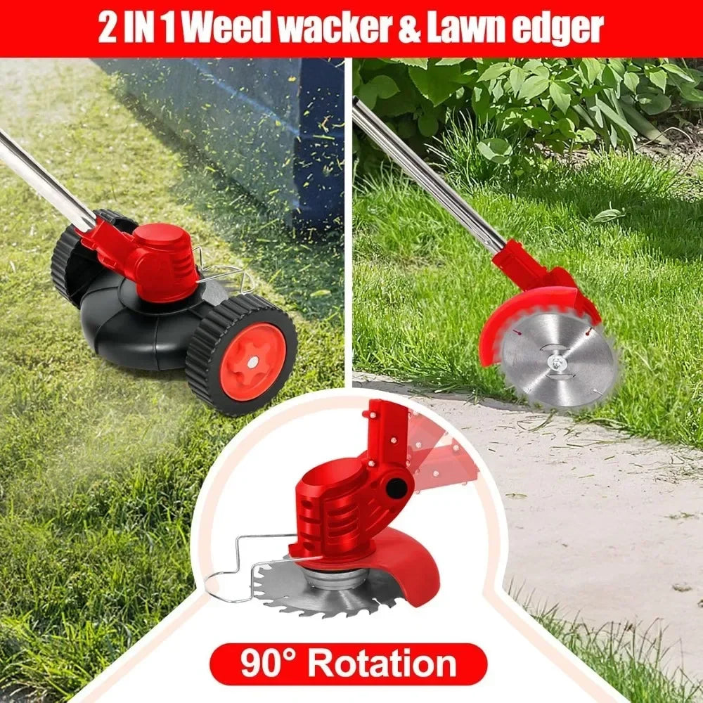 21V 4.0Ah Cordless Lawn Mower — Battery Powered Trimmer, Brush Cutter & Lawn Care Tool